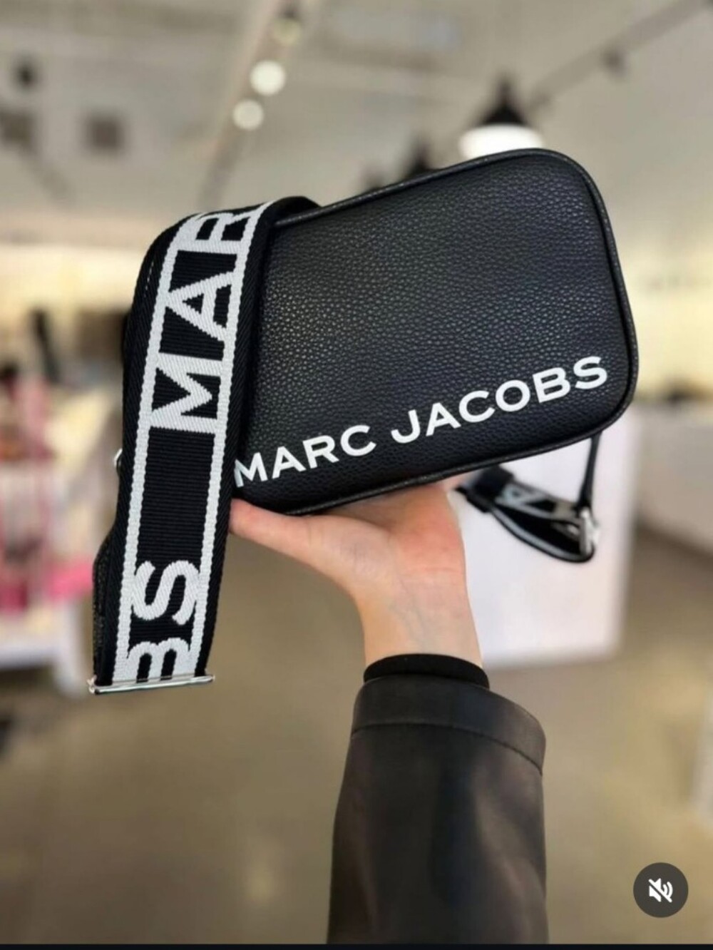 NWT Marc Jacobs Bold Flash Camera Bag Crossbody in Black